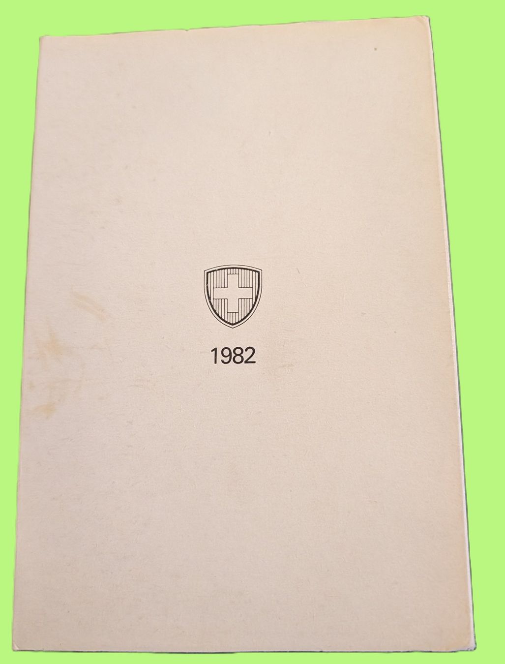 Tutti le monete: CH - Münzsatz 1982 pp – Nuovo (secondo la descrizione) da Arch venduto da repros