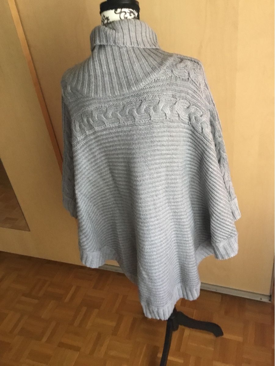 Pullover & Sweatshirts: Poncho Pullover von C&A grau Gr. 48 /  50 TOP – Gebraucht aus Endingen von Warlock 1