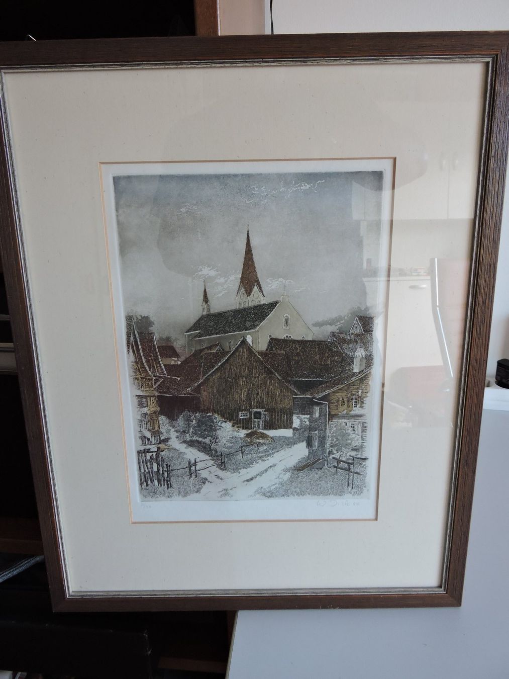 Grafica & Litografie: Walter Dick Lithographie Auflage 8/30 – Usato da Hauptwil venduto da Borusse01