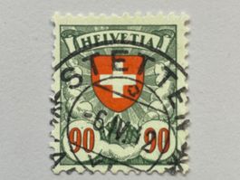 1940 Wappen kreidepapier ZNr. 163y, sauber gestempelt