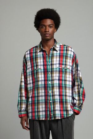TUW by Mervyn's Kariertes Button-Down-Hemd - Größe 42