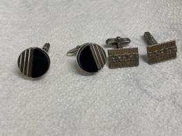 Vintage Manschettenknöpfe, Silber 800-835