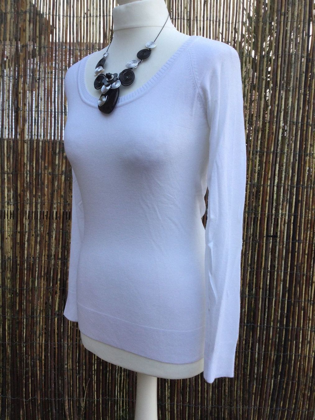 Maglioni & Felpe: Pull blanc marque CHICOREE, taille M – Nuovo (secondo la descrizione) da Agiez venduto da chouchanelle 3
