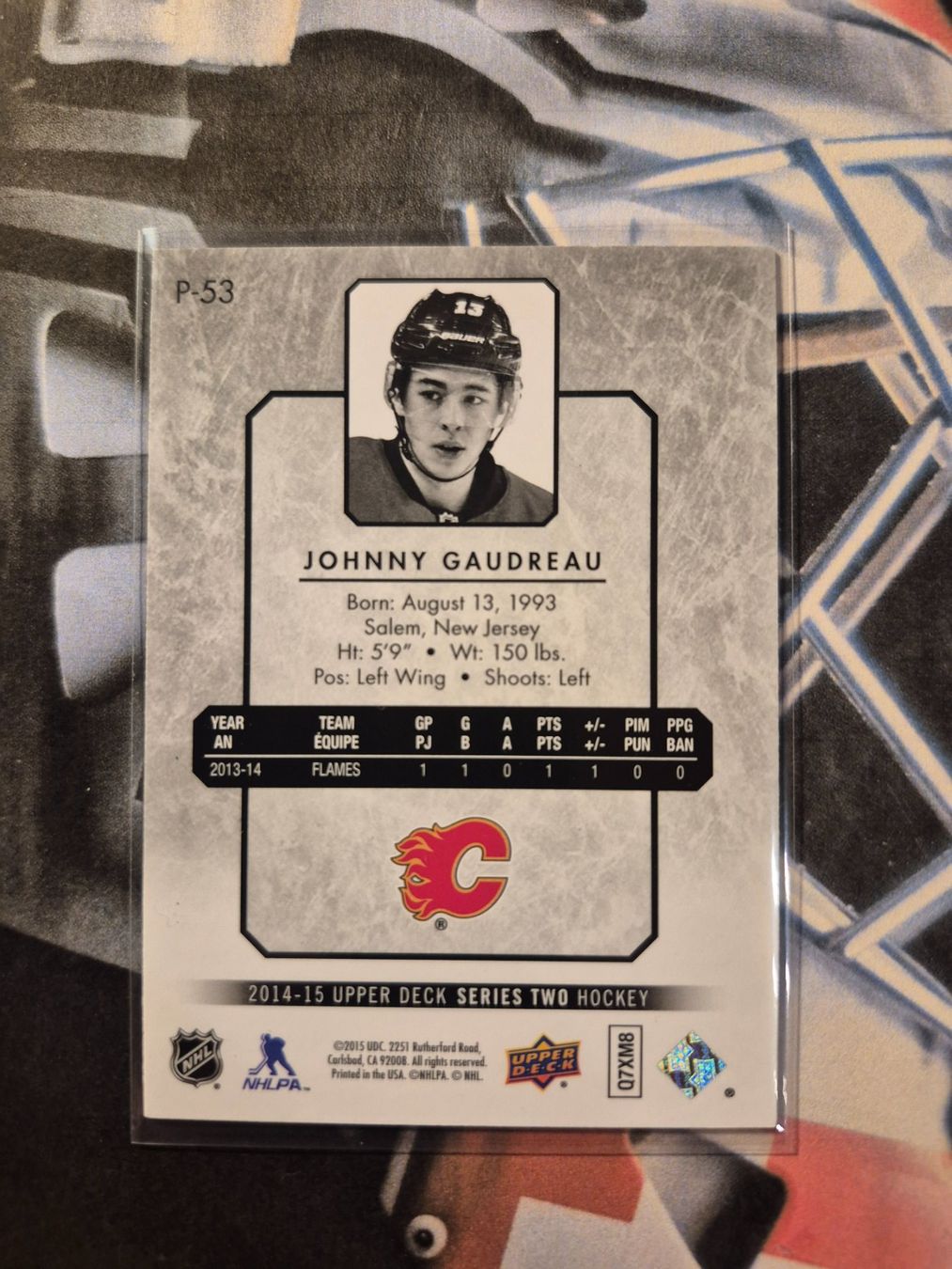NHL Carte collezionabili: NHL Johnny Gaudreau Calgary Flames – Usato da Treiten venduto da Sauber73 1