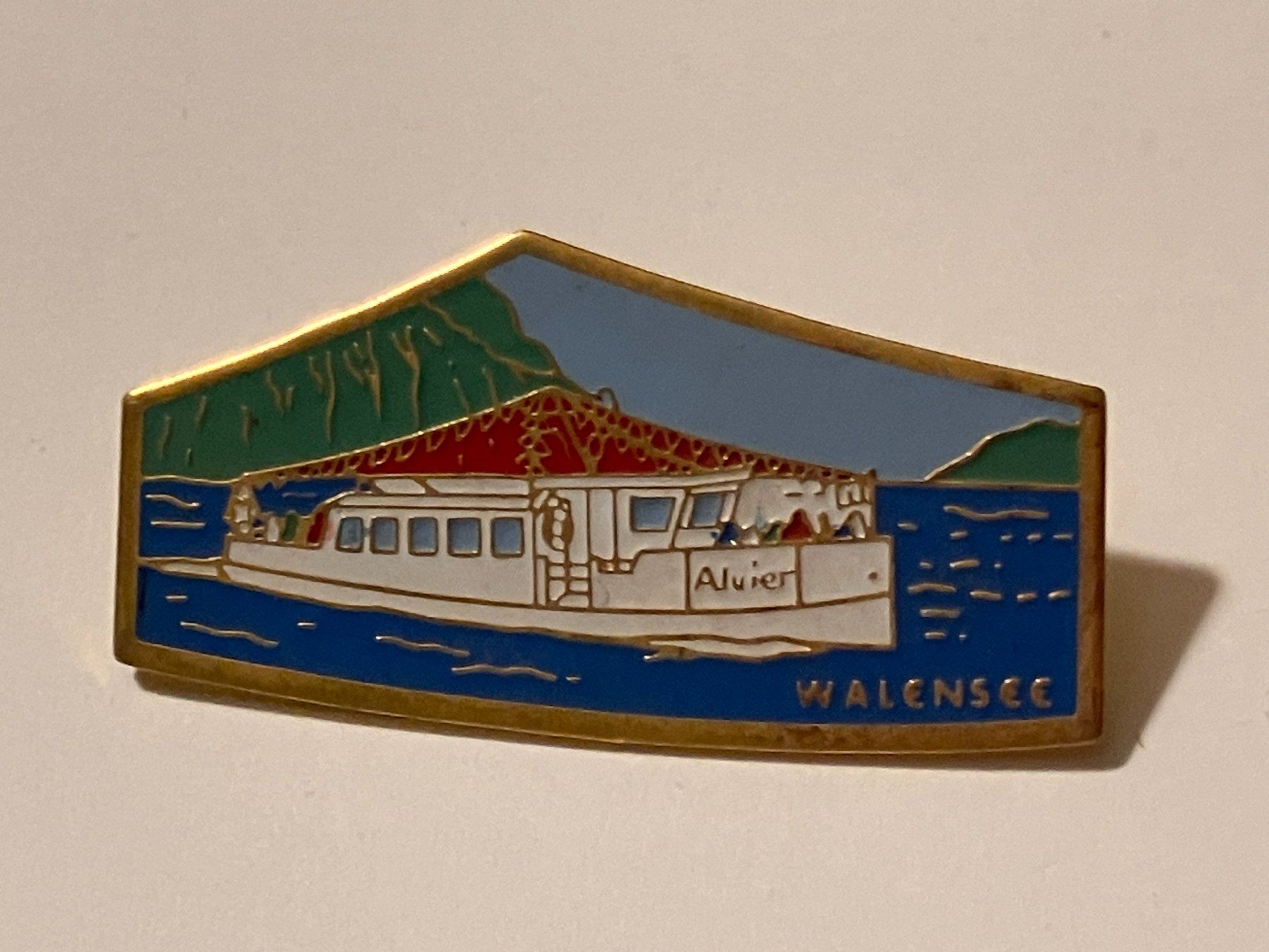 Placchette & Badge: 1 Pin Walensee Schifffahrt – Usato da Basel venduto da djwwpp