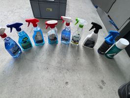 Konvolut Scheibenenteiser, 9 Flaschen, teilweise Neu! Lot