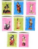 Briefmarken "Puppen". Monaco