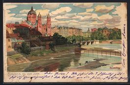 Paul Hey: München, Partie an der Isar m