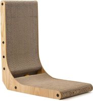 Kratzbrett Katzen, 47 cm hohe L förmige Kratzpappe.