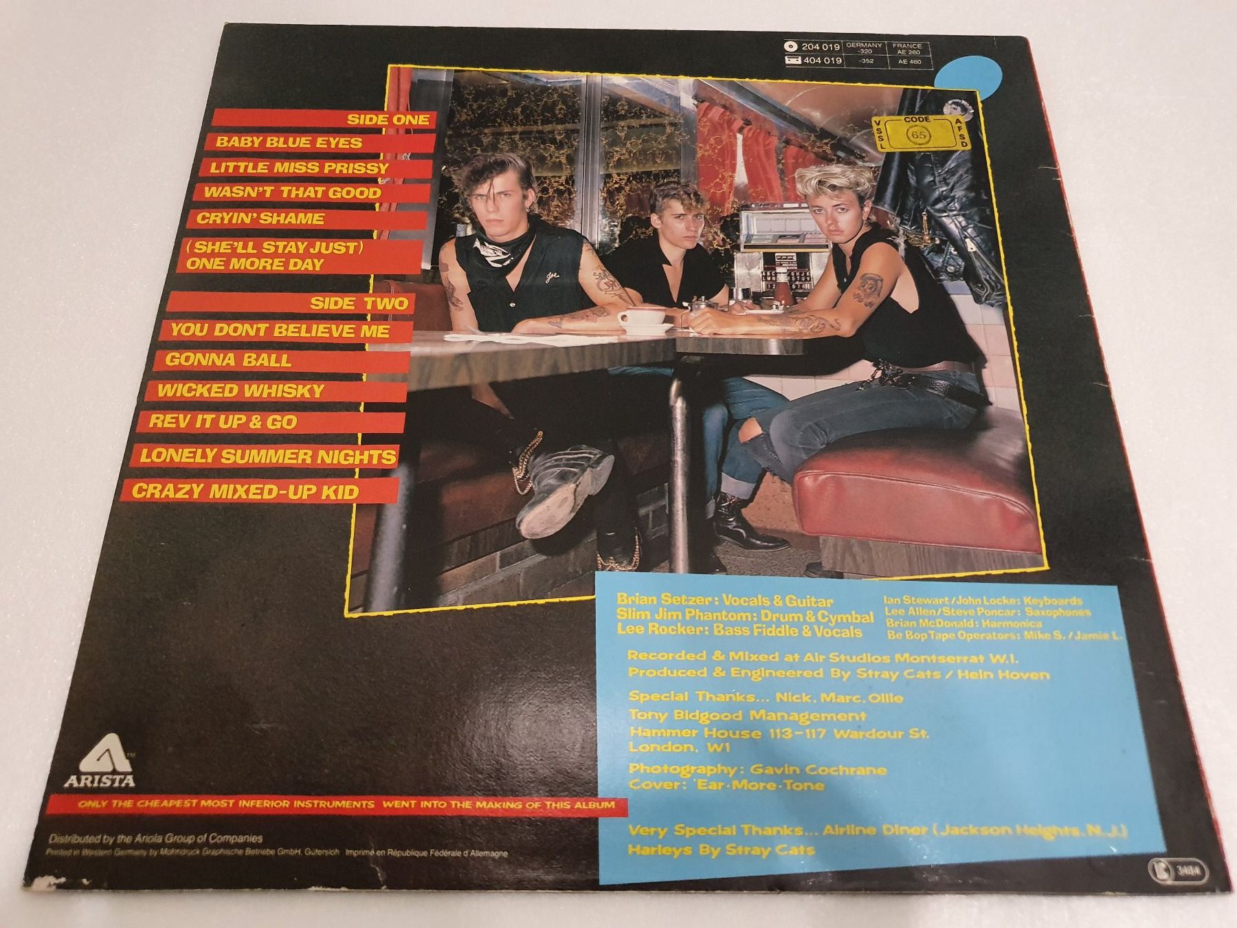 Dischi in vinile: Stray Cats – Gonna Ball – Usato da Uster venduto da Vinyl-Leidenschaft 1