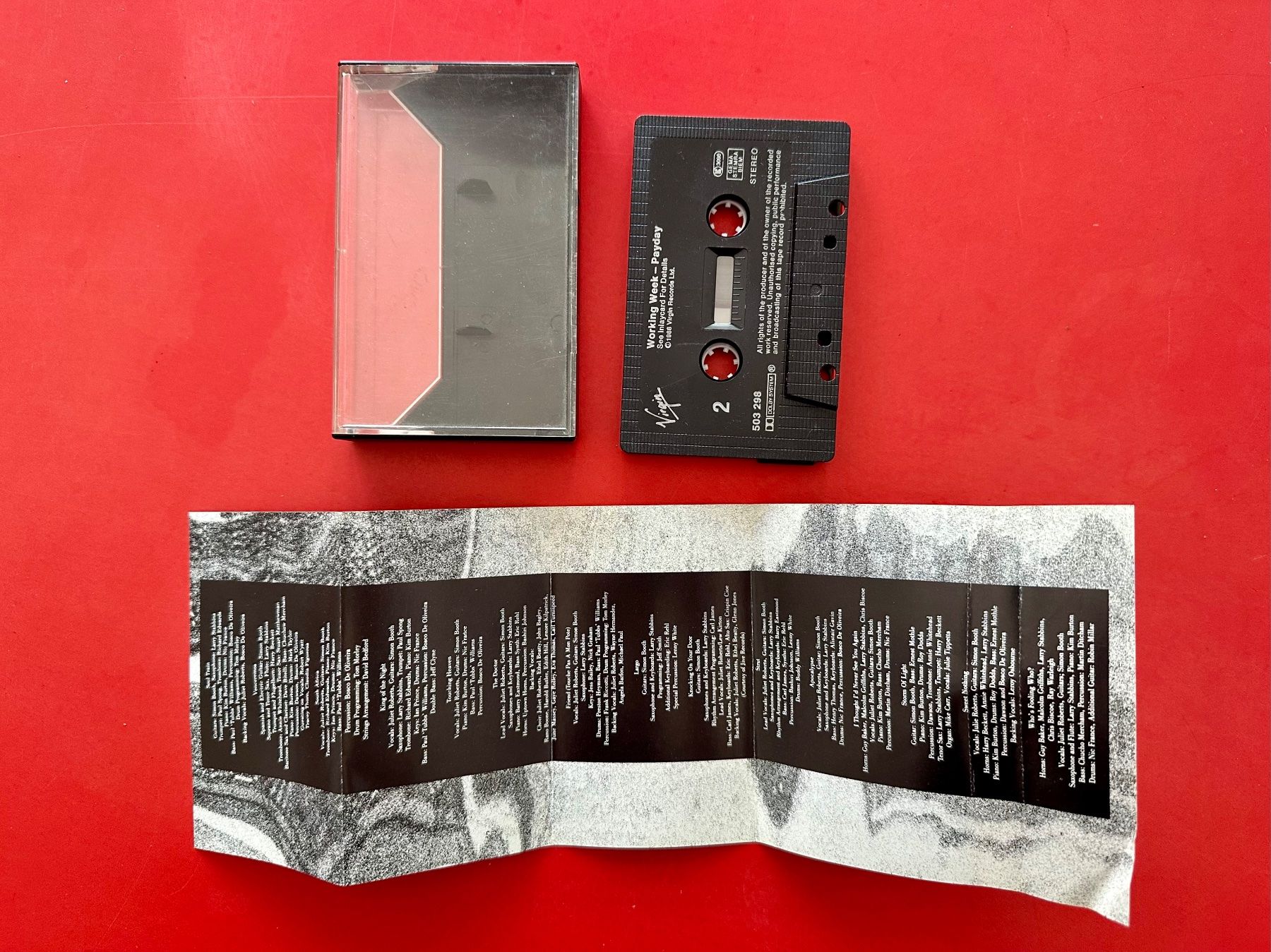 Musicassette: K7 Tape WORKING WEEK "Pay Day" / Virgin 1988 / RAR – Usato da Zürich venduto da EYEBOOKS 2