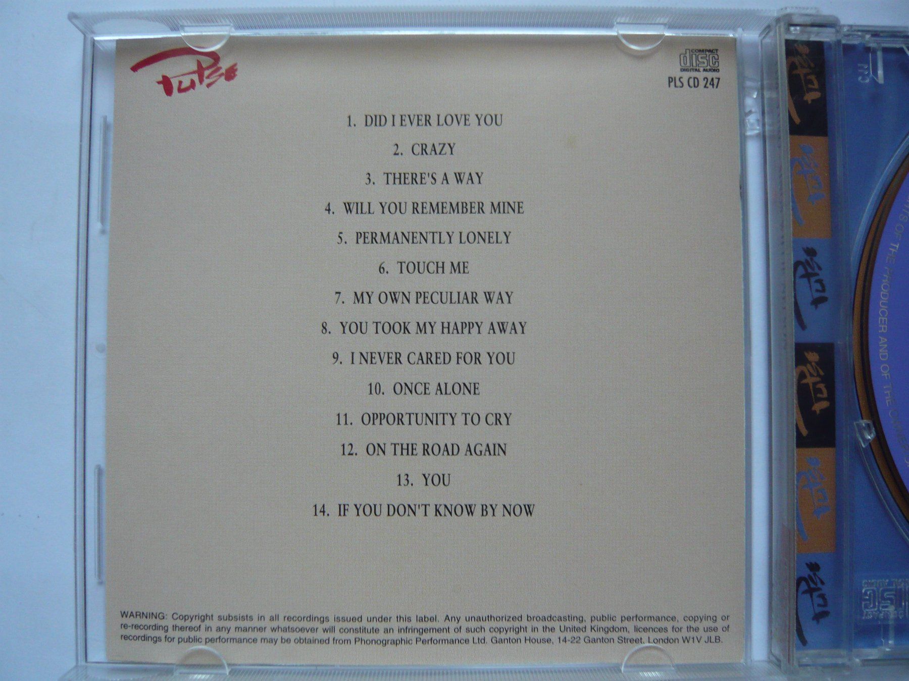 CDs: TIMY YURO SINGS WILLIE NELSON – Gebraucht aus Winterthur von Cajun 2
