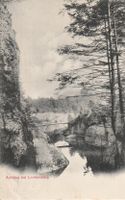Ansichtskarte Äulisteg bei Lichtensteig gelaufen 1905
