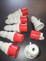 7 Stück Stecker CEE16 Walther