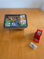 Kasse für Kinder mit- Geld & Korb mit Verkaufsgegenständen
