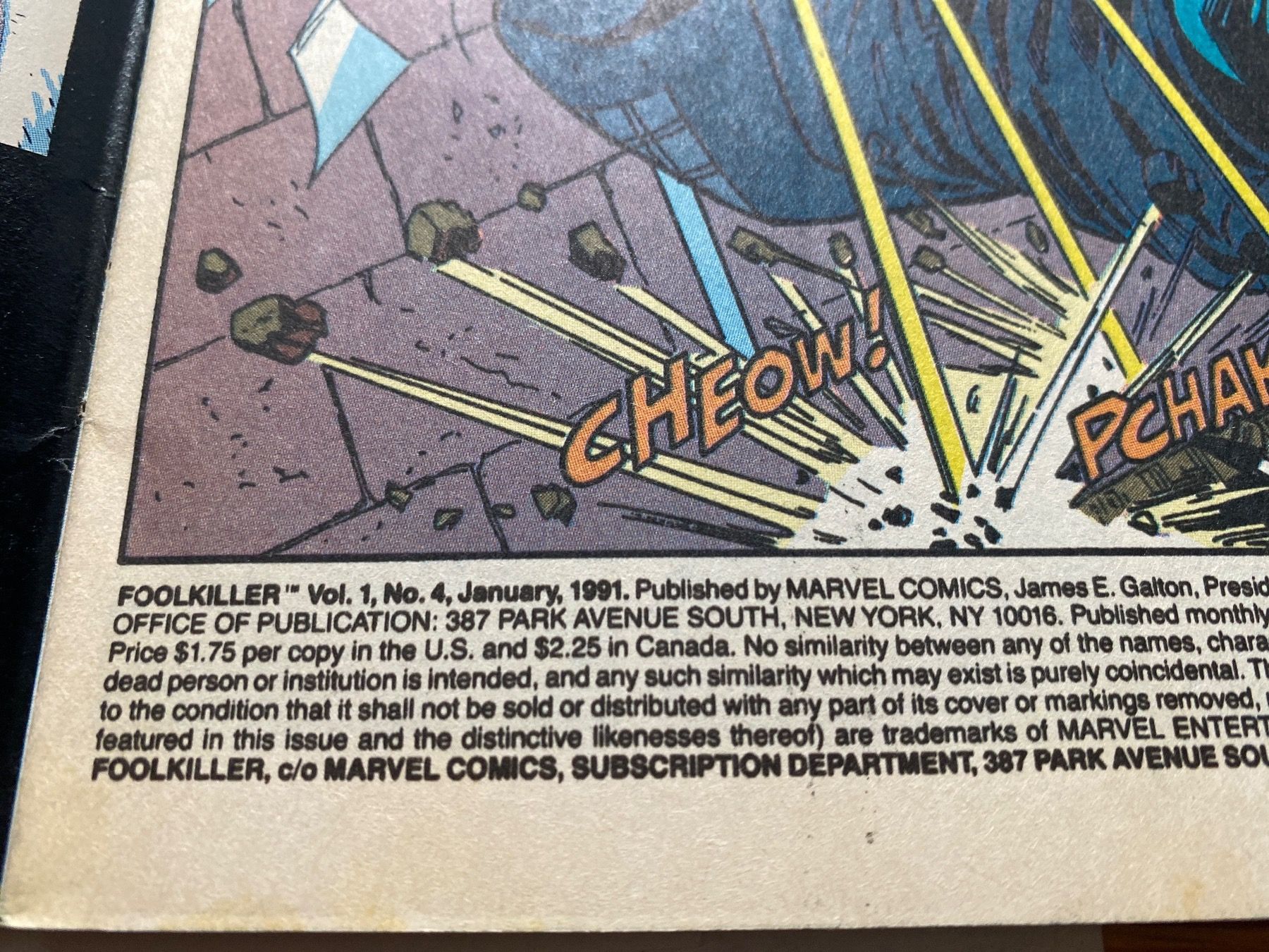 Fumetti: Fool Killer Comicheft 1991 – Usato da sursee venduto da trilli-tralli 7
