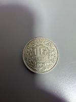 1 Franken 1957 Schweiz Münze guter Zustand