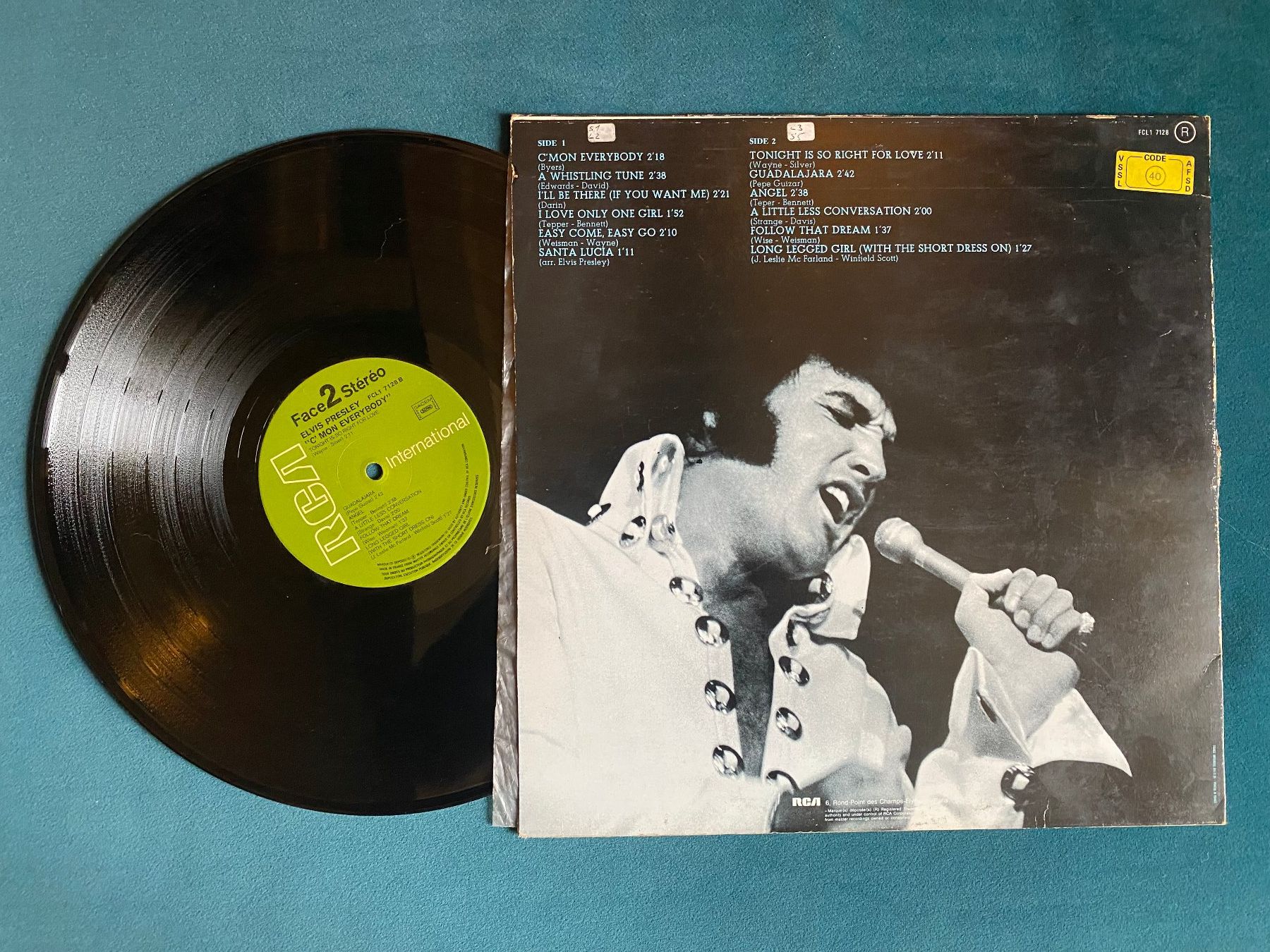 Dischi in vinile: Elvis Presley - C'mon Everybody LP | RCA Intern. | 1971 – Usato da Schmiedrued venduto da swissgeeks01 1