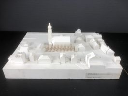 Kaltbrunn Architekturmodell, Gips, sehr dekorativ