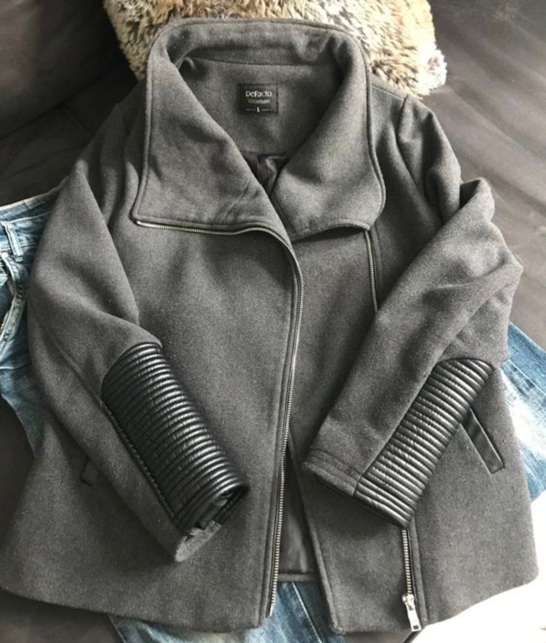Giacche: Coole DEFACTO Bikerjacke, Gr. L – Nuovo (secondo la descrizione) da Sursee venduto da Aniri 3