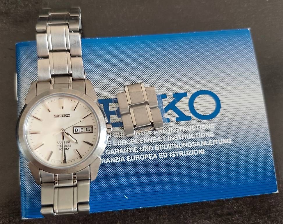 Seiko Orologi: Seiko Sapphire Titanium 100 M - neue Batterie – Usato da Zürich venduto da yru_ms5j 4