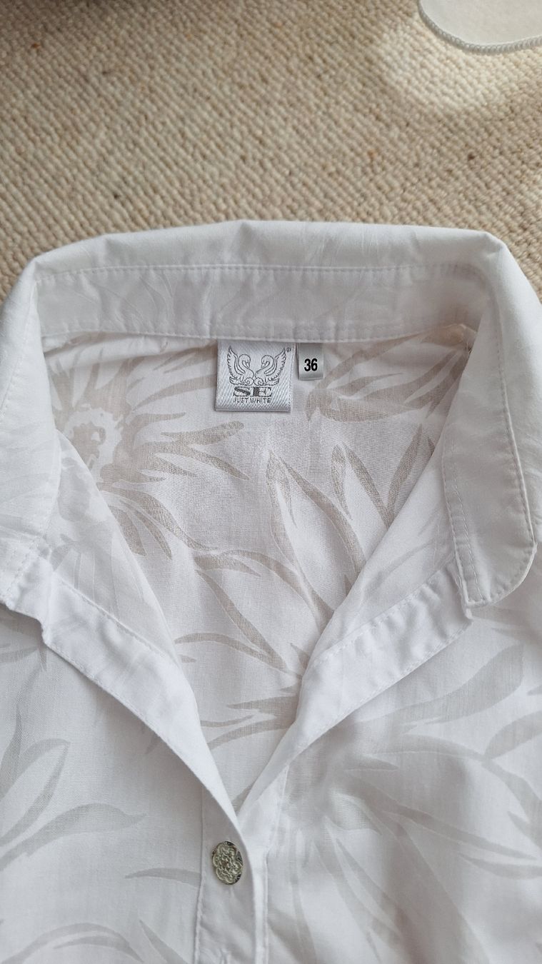 Lotti di vestiti: Weisses Sommer Set, Jeans mit Spitze & Bluse, Gr. 36 – Usato da werdenberg venduto da Nsmilles 2