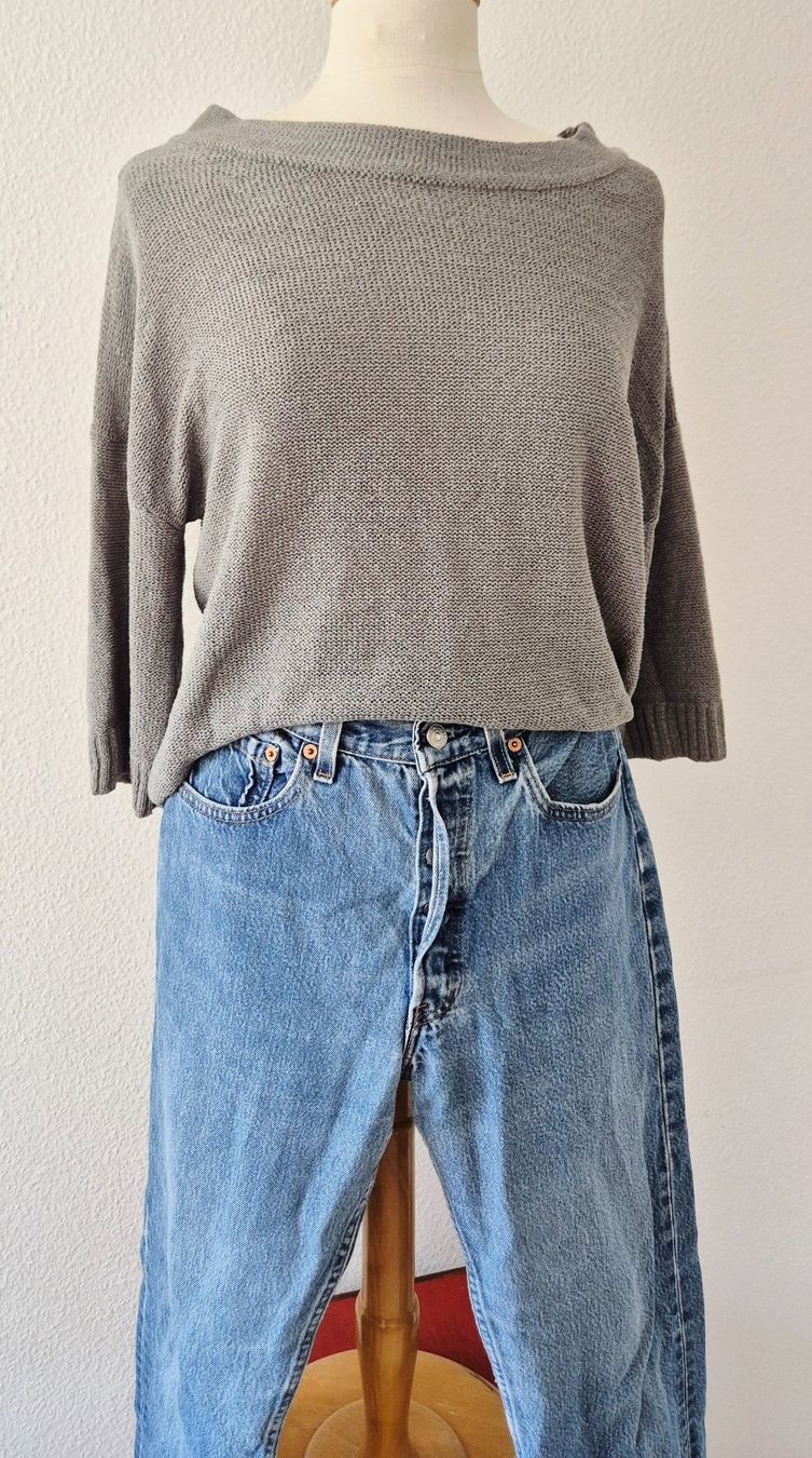 Pullover & Sweatshirts: PULLOVER PULLI TOM TAYLOR S 36 GRAU , TOP ZU LEVI'S HOSE – Gebraucht aus Elsau von the-colorful-side 3