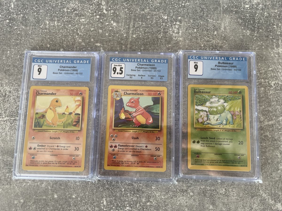 Pokémon Carte collezionabili: Pokemon Baseset 9-9.5 CGC/PSA – Usato da Orpund venduto da Dp2k01l