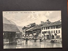 Postkarte Interlaken an der Aare  ungelaufen (P389)