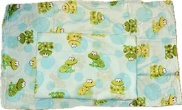 Literie enfant grenouilles, housse de duvet+ taie d’oreiller