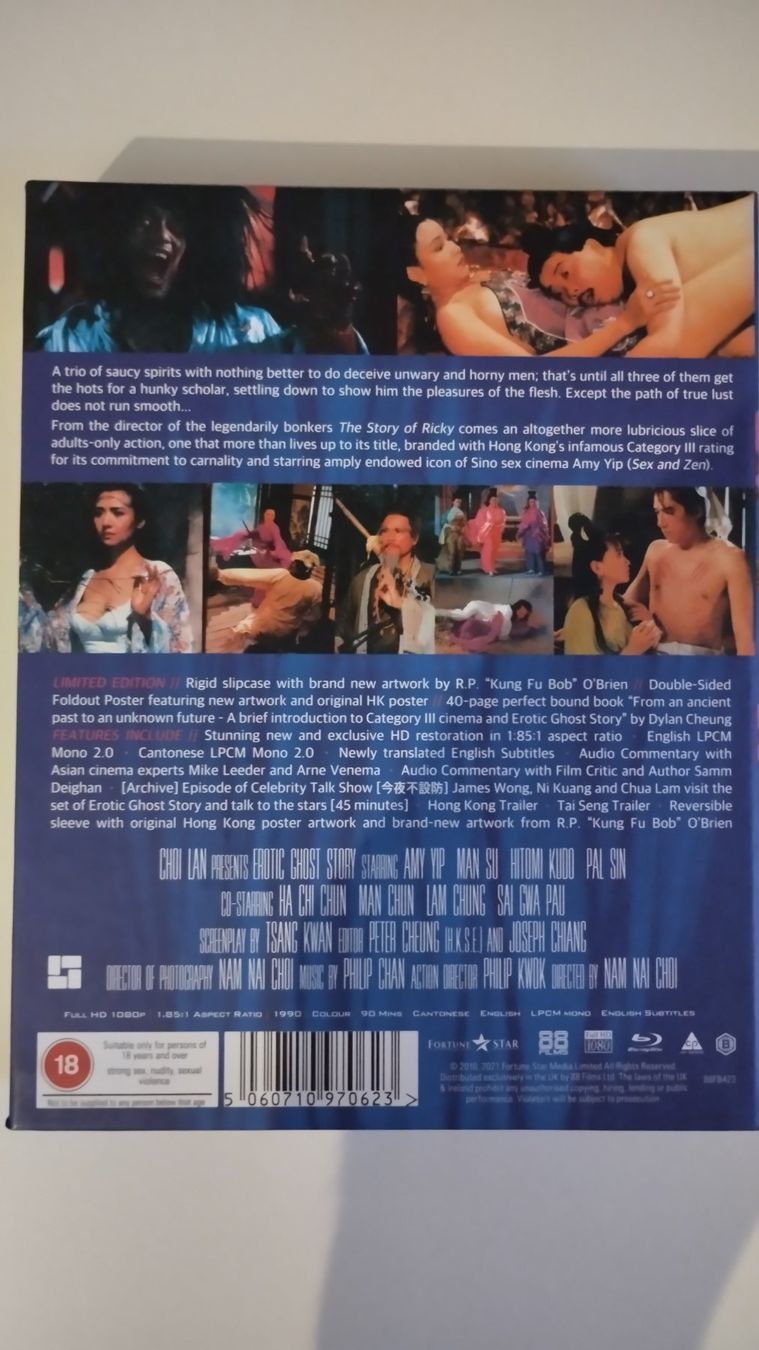 Alle DVDs: EROTIC GHOST STORY BLU-RAY LIM. IM SCHUBER UK-VERSION – Gebraucht aus Basel von Bal-Sagoth 1