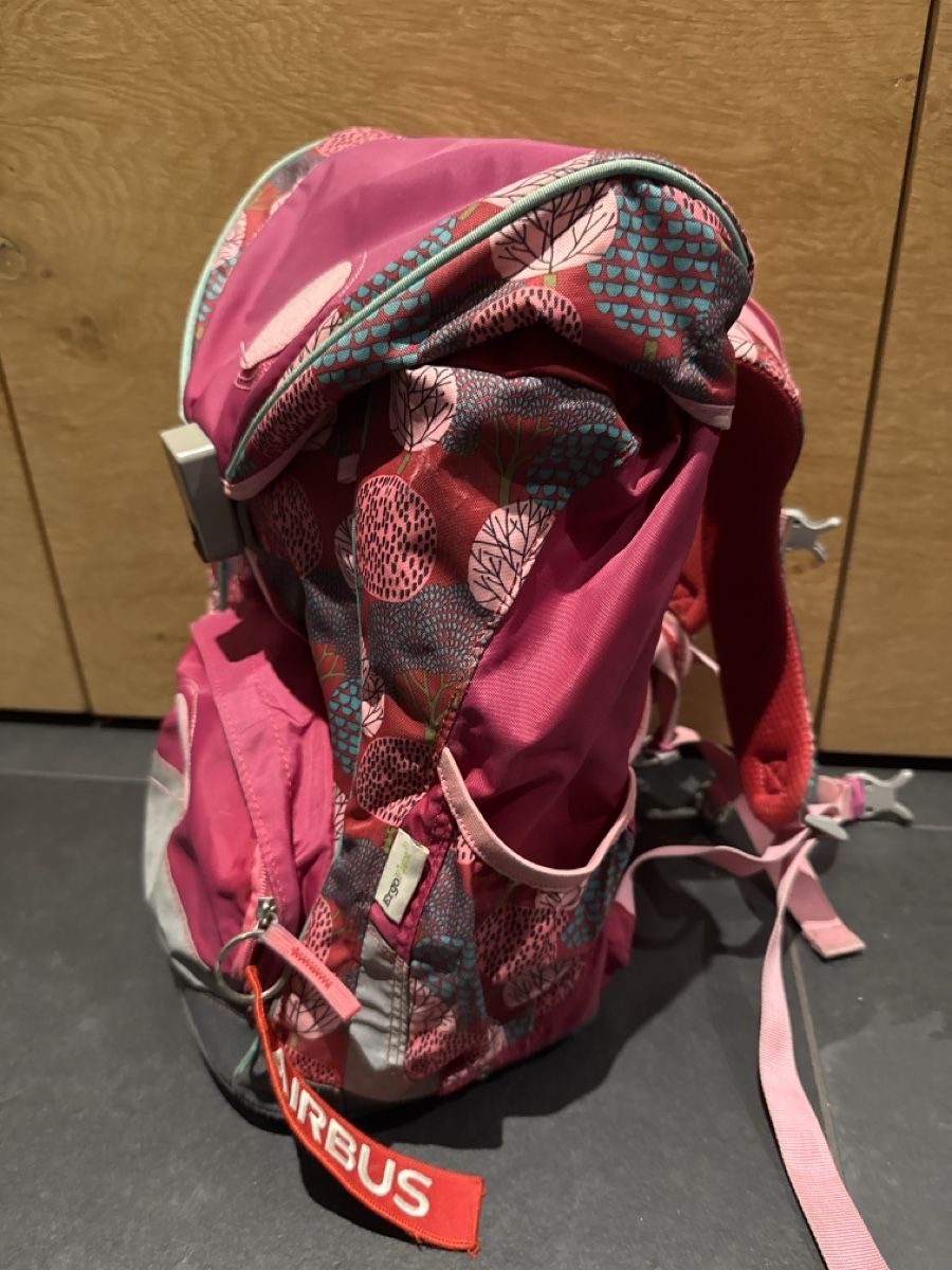 Borse & Zaini: DerDieDas Kinder Schulrucksack, Pinkes Baum Design – Usato da Plons venduto da Mvr 1