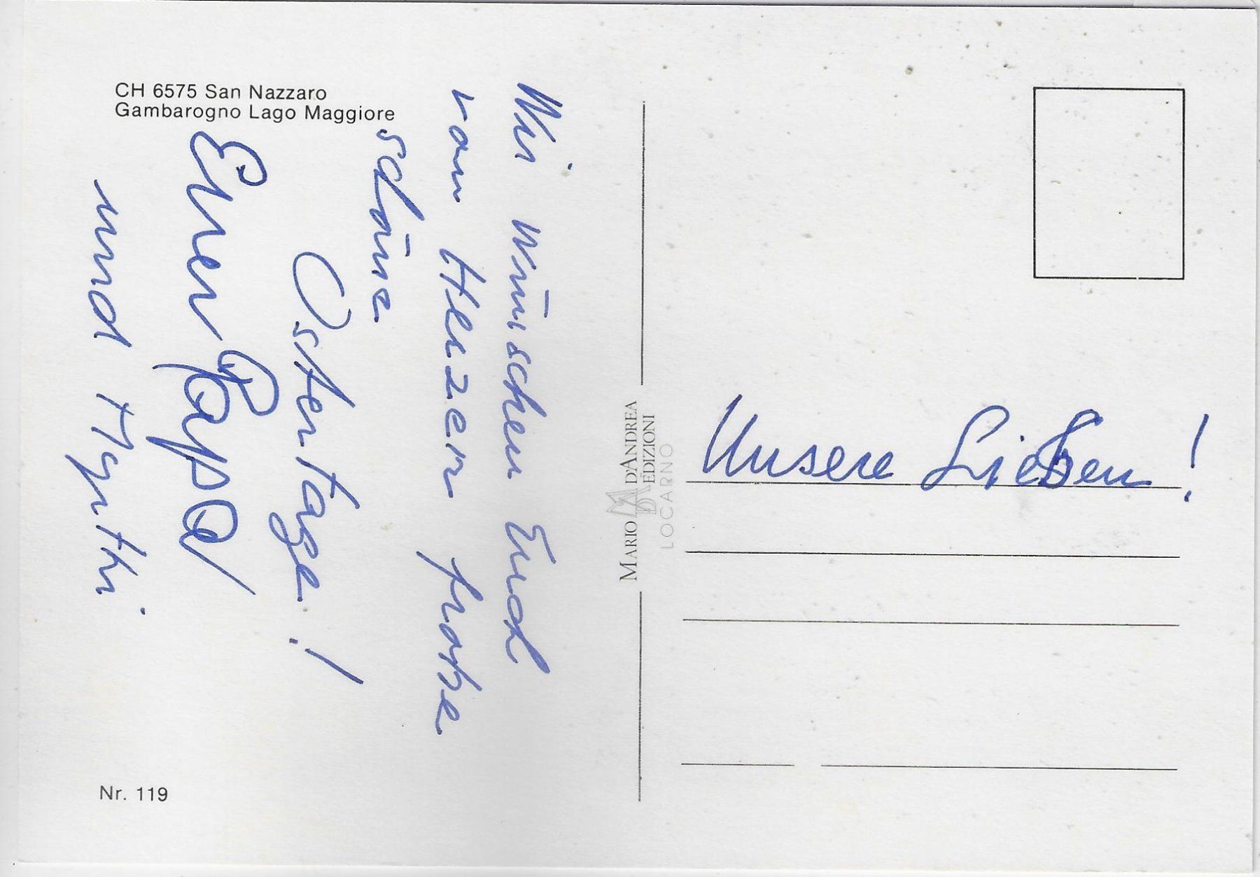 Cartoline postali: San Nazzaro Gambarogno – Usato da Ettingen venduto da Kartenplanet 1