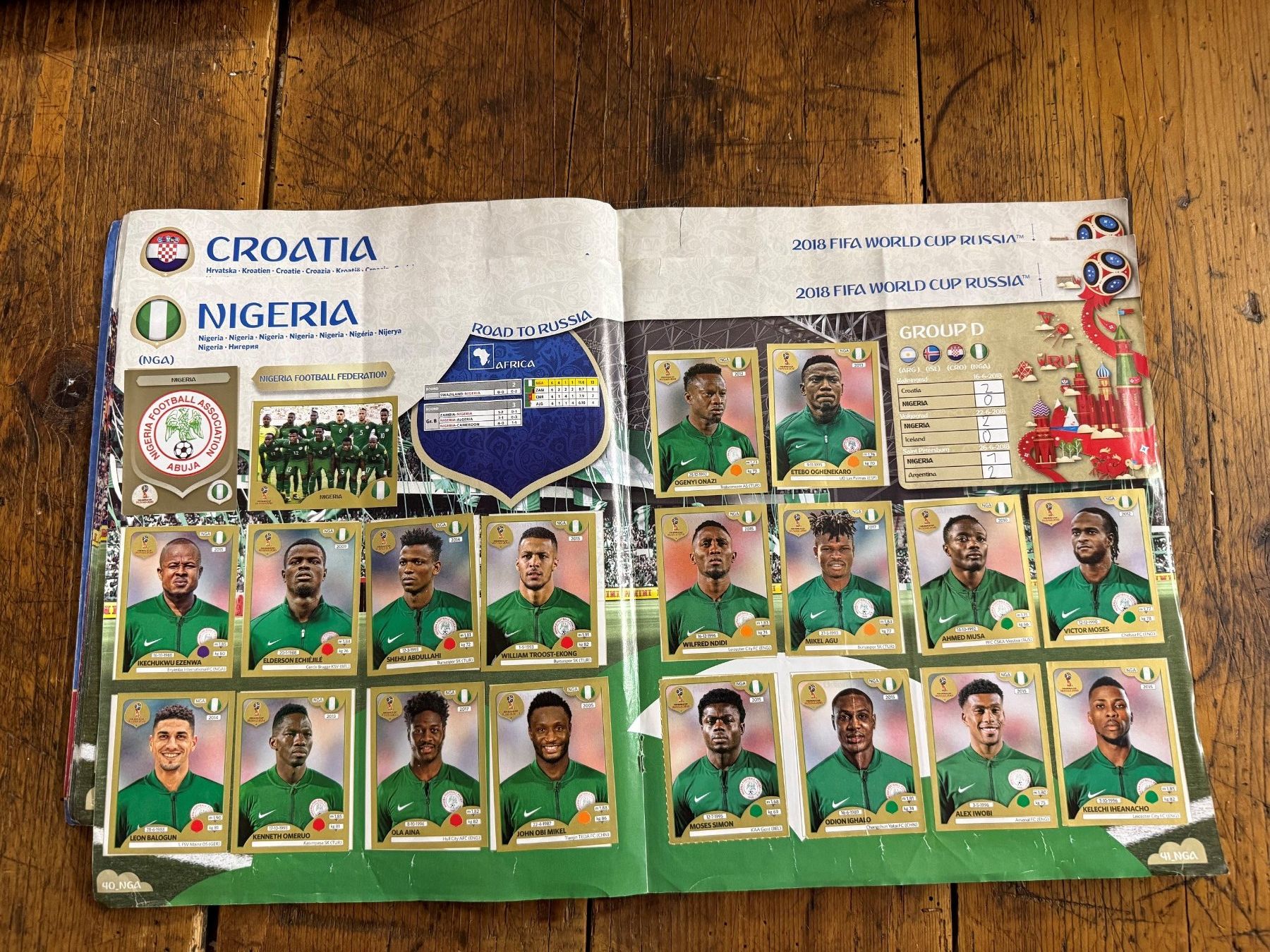 Panini Album: Album Panini WM 2018 - Komplett – Usato da Chiggiogna venduto da TheLegend88 5