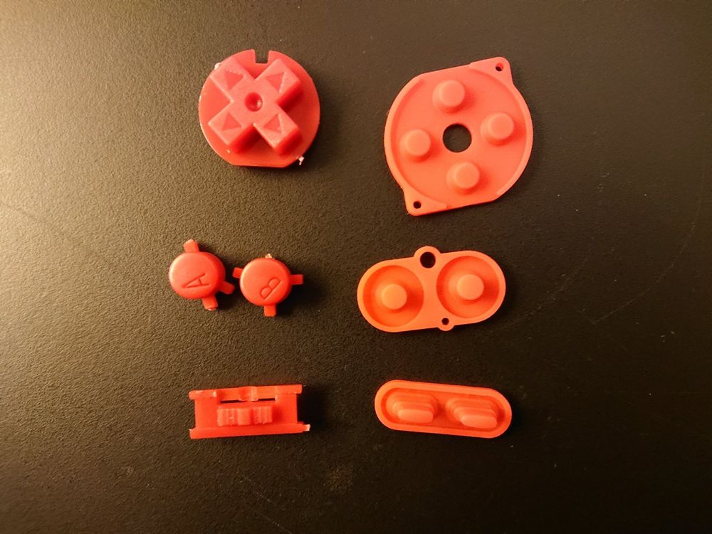 NEU - Gameboy Color GBC - Tasten & Gummi Pads - J (Neu und ...