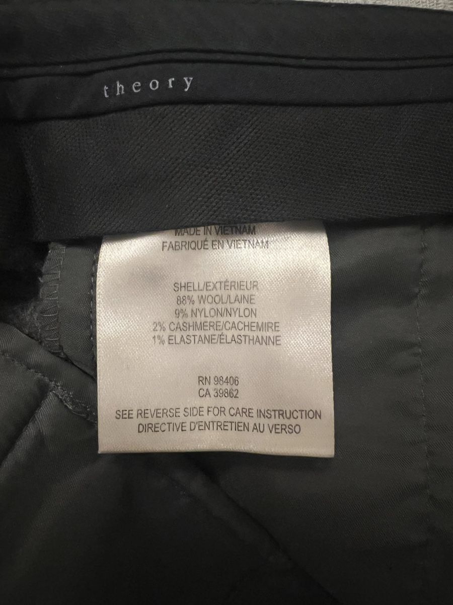 Theory Pantaloni: Theory wool/cashmere pants – Usato da Genève venduto da Kmattr 5