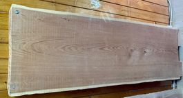 Lärche 169x5x52 cm Klotzbrett Brett Baumstamm sägeroh