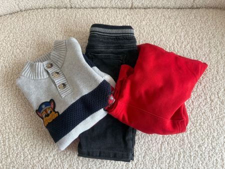 Set Pullover 116 Paw  Patrol langarmige Termo Hose schwarz