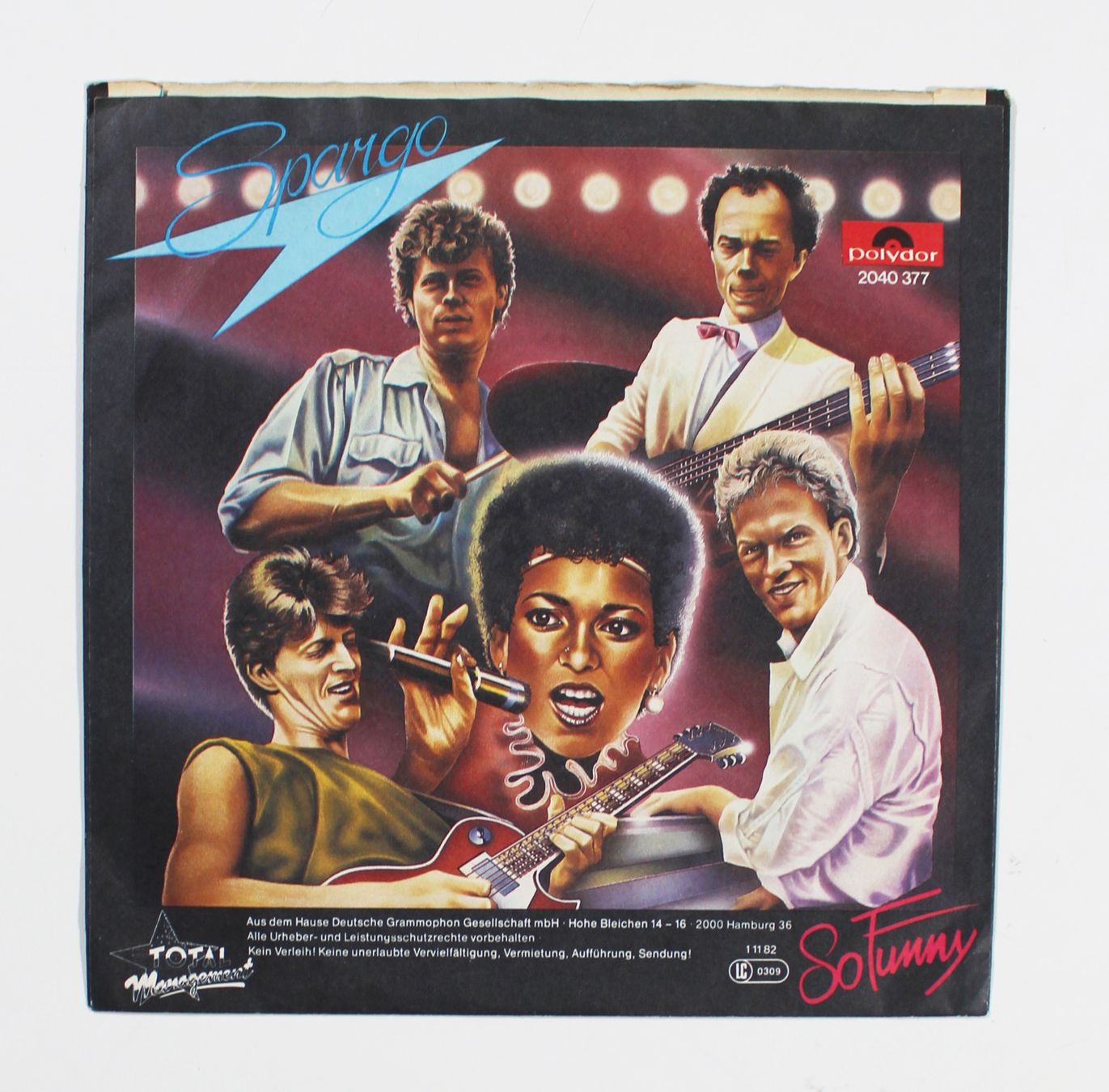 Dischi in vinile: 7" SPARGO - SO FUNNY - Disco Hit 1982 – Usato da Brüttisellen venduto da Collector-Corner 2
