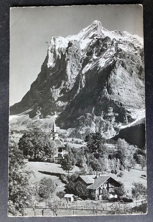 Grindelwald Chalet und Kirche/Wetterhorn Kaufen auf Ricardo