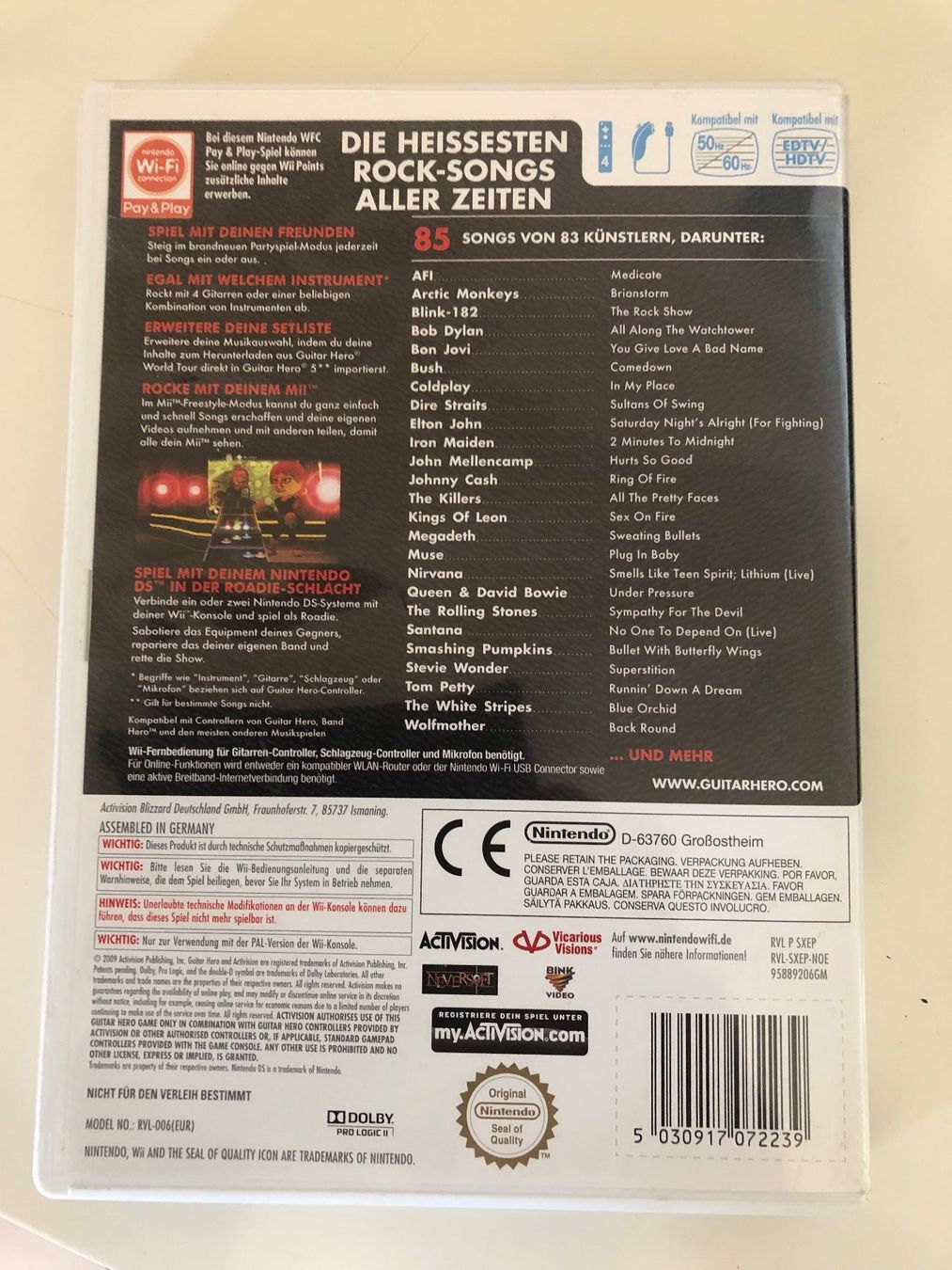 Nintendo Giochi: Wii Guitar Hero 5 – Usato da Egg b. Zürich venduto da Nyborg_33 1