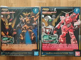 RG Unicorn & Banshee Lighting Model Gundam base limited