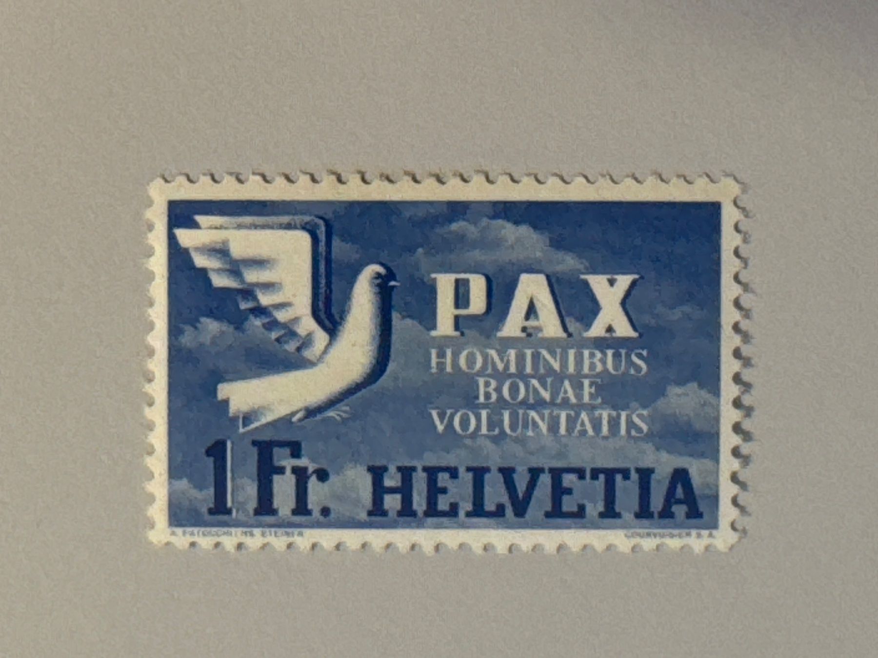 Tutti i francobolli: 1945, PAX, ZNr. 270, postfrisch – Usato da Küssnacht am Rigi venduto da POSTOMASTER