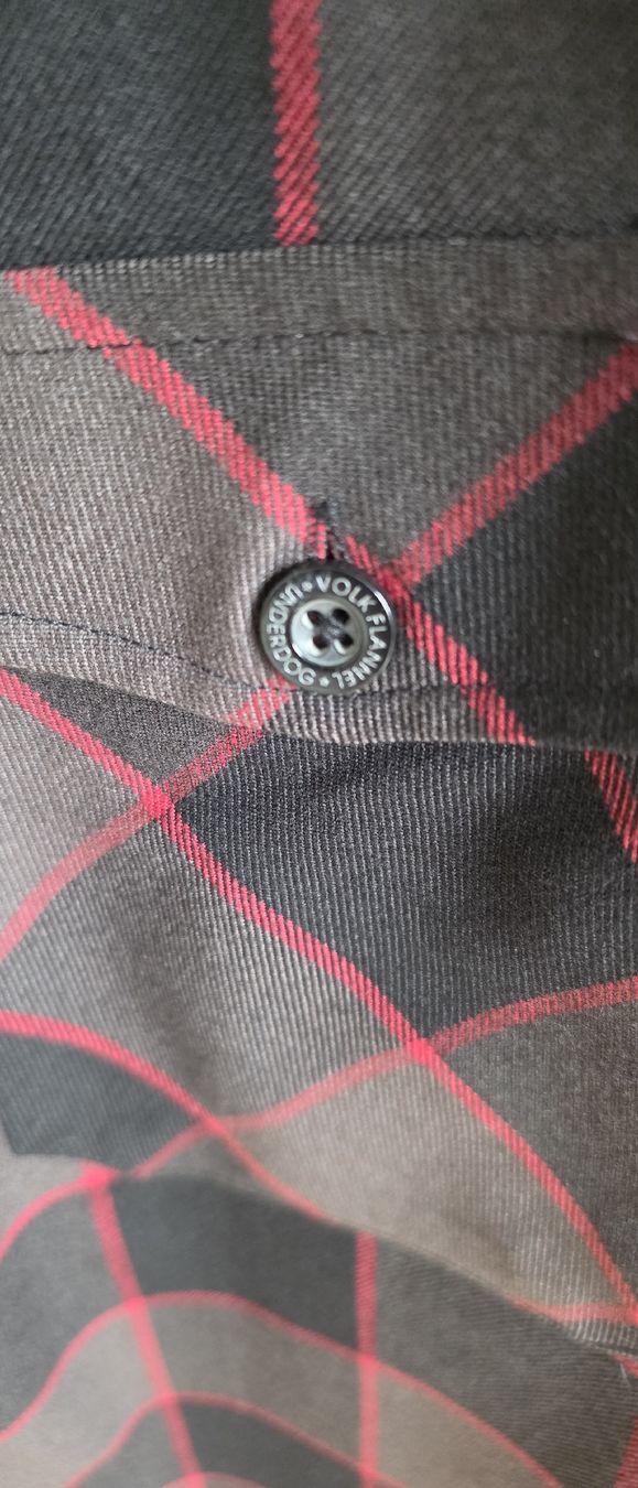 Camicie: VOLK Flannel Underdog 2XL schwarz/rot Bikerhemd – Usato da Biel/Bienne venduto da Popoff1 2