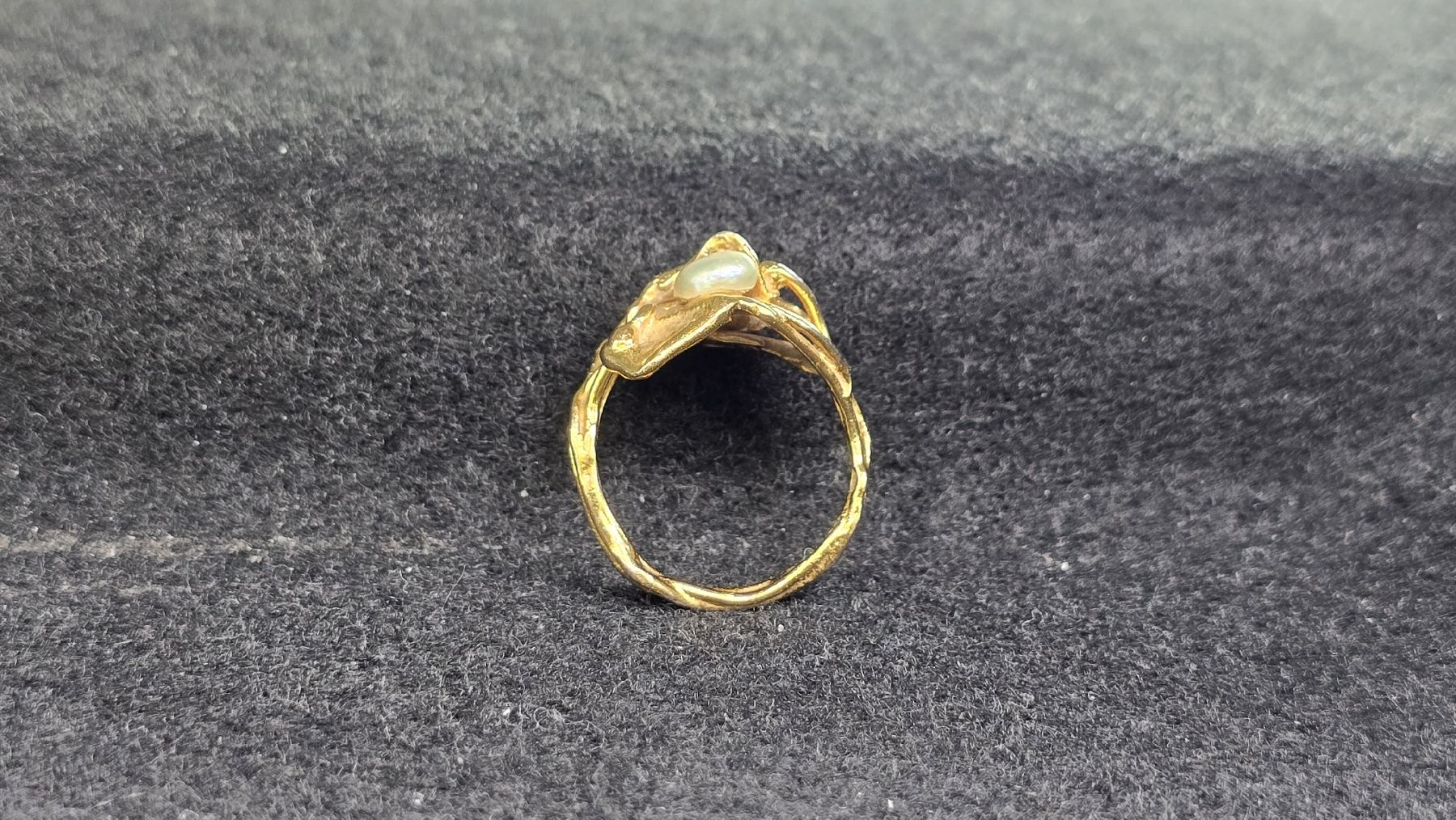 Ringe: Bague or et argent 0.925 vermeil perle – Gebraucht aus Cressier NE von Oldwatch94 3