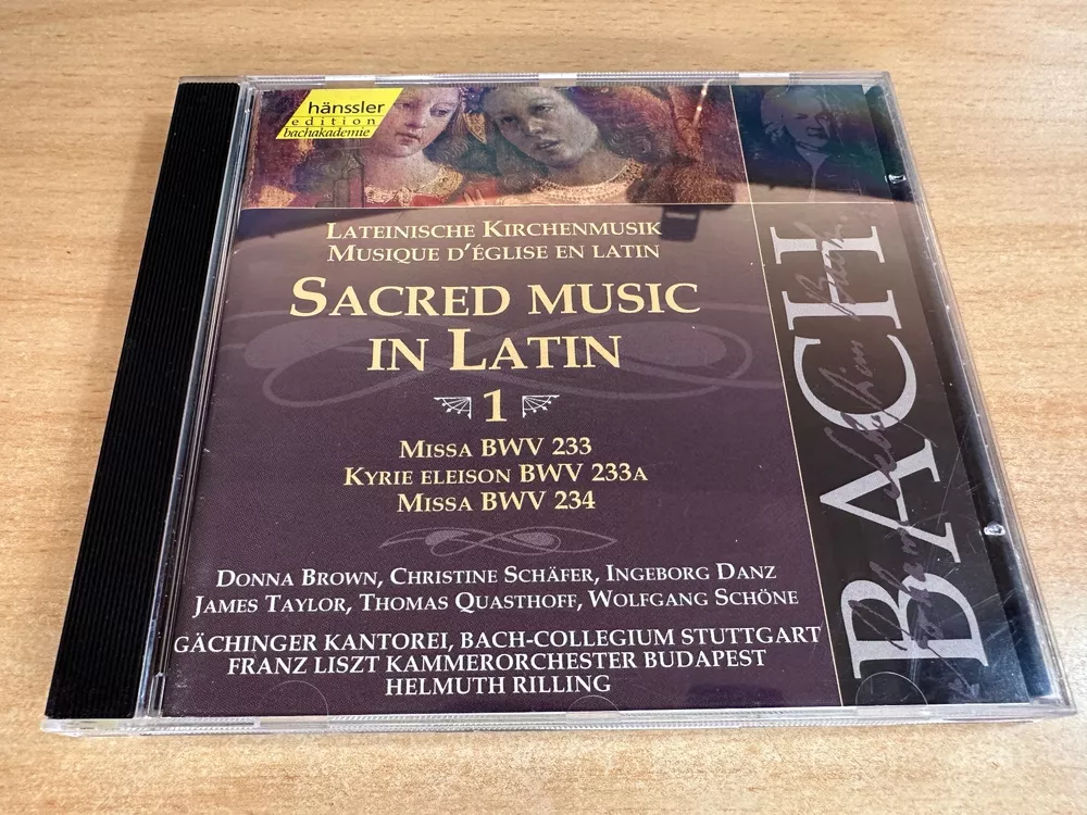 B7 Bach Kantorei Rilling – Latin Missa BWV 233, 233A, 234 (Gebraucht ...