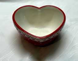 Herz Schale TxBXH  13x12x7 cm
