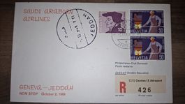 Saudi Airlines Geneva - Jeddah 02.10.1969