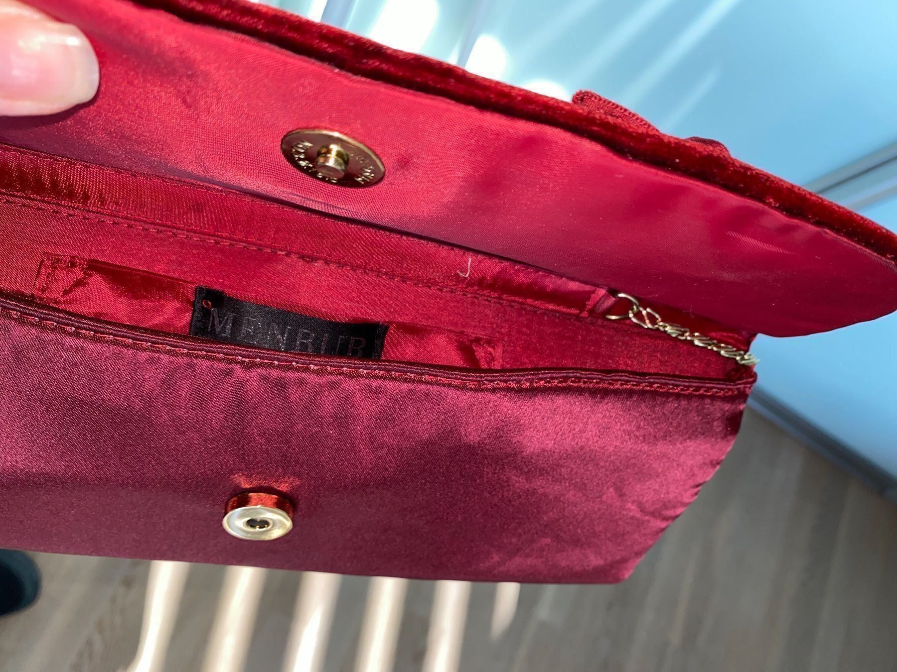 Borse da donna: Clutch rot passend zu festlichen Kleider – Usato da Oberrohrdorf venduto da Desteny1 2