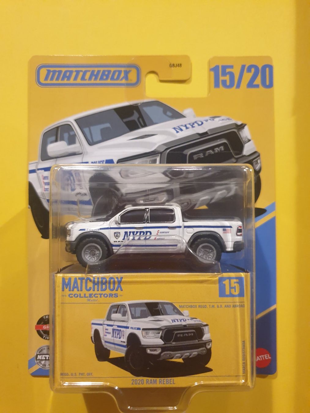 Matchbox Modellini d'auto: Matchbox 2020 RAM REBEL – Nuovo e nell'imballaggio originale da Oftringen venduto da Rotor 1